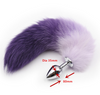 Purple/Pink Gradient Fox Tail Butt Plug