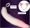 Purple/Pink Gradient Fox Tail Butt Plug