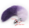 Purple/Pink Gradient Fox Tail Butt Plug