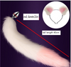 Purple/Pink Gradient Fox Tail Butt Plug