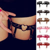 Heart Faux Leather Suspender (1PC)