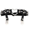 Heart Faux Leather Suspender (1PC)