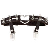 Heart Faux Leather Suspender (1PC)