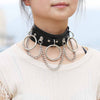 Sexy Leather Choker collar